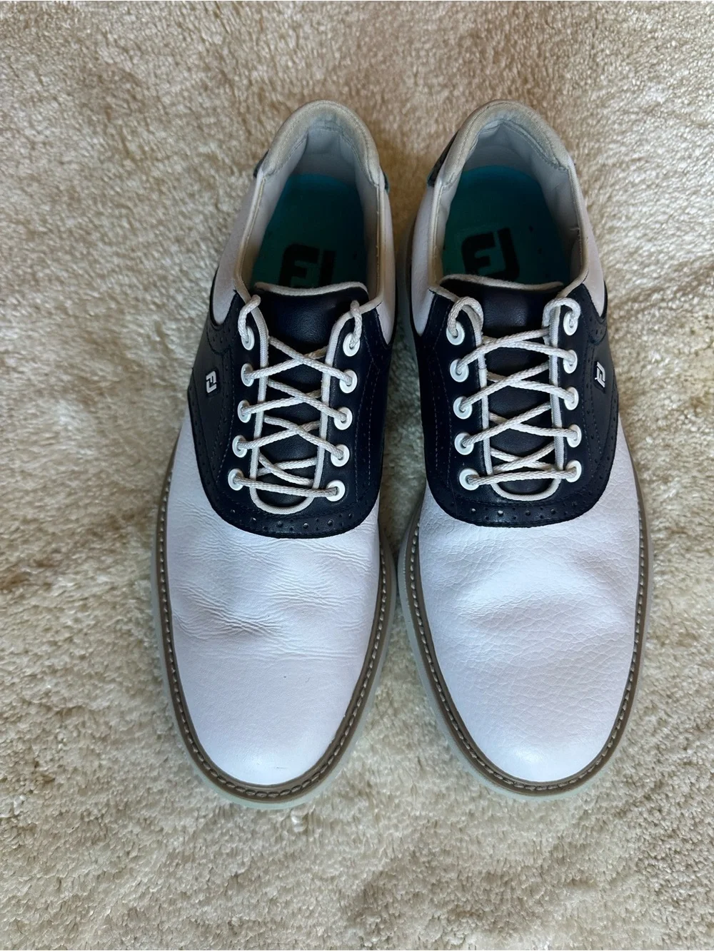 FootJoy Traditions Men's Golf Shoe Style 57899 Size 9.5 M